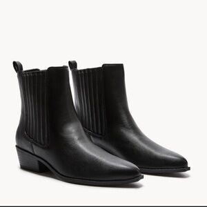 NWT - Joe Fresh - Black Western Bootie - Size 8